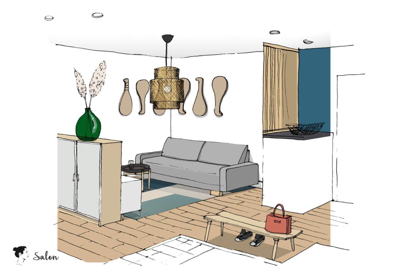 Ilunabarra - Appartement Calme, Vue Mer, Parking - Wifi Ciboure Exterior foto