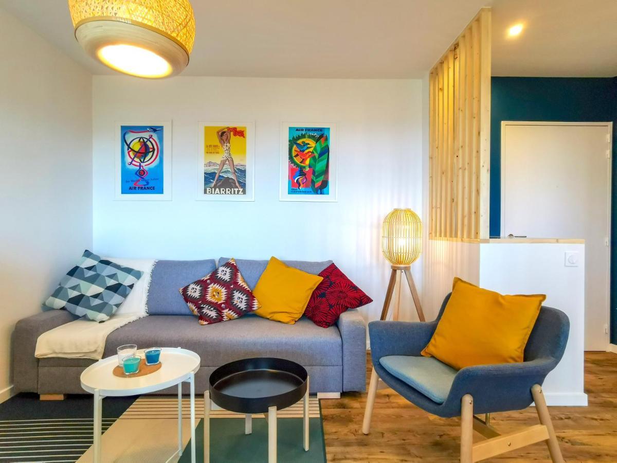 Ilunabarra - Appartement Calme, Vue Mer, Parking - Wifi Ciboure Exterior foto