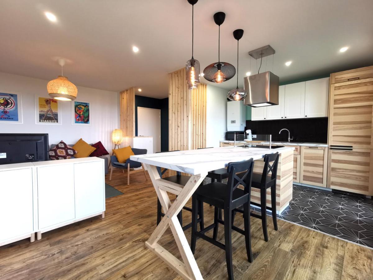 Ilunabarra - Appartement Calme, Vue Mer, Parking - Wifi Ciboure Exterior foto